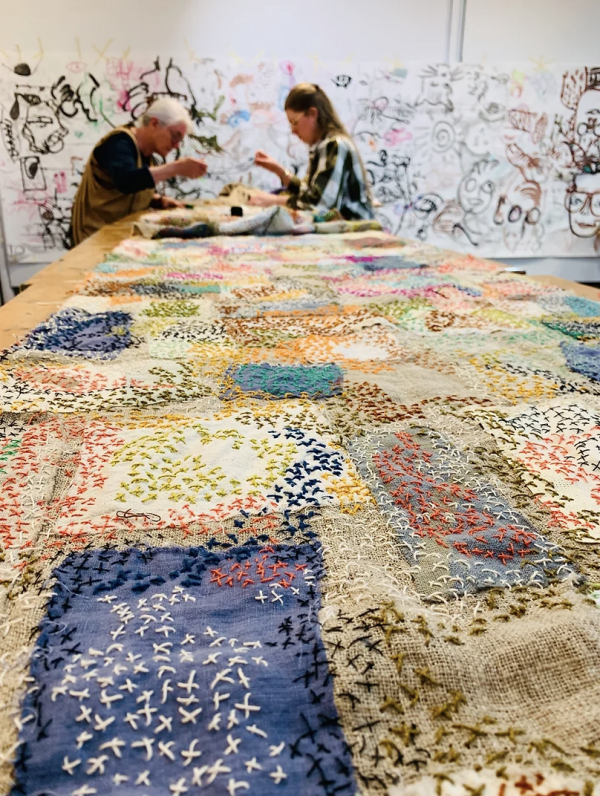 The Menindee Memorial Loop Project: slow stitching
